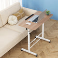 Artiss Adjustable Laptop Desk 80CM Light Wood Table