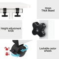 Artiss Adjustable Laptop Desk 80cm White