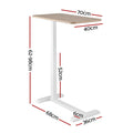 Artiss 70cm Laptop Desk Height Adjustable Mobile Workstation
