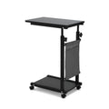 Artiss 48cm Adjustable Laptop Desk Mobile Workstation Black