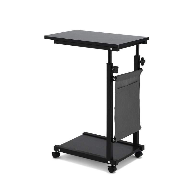 Artiss 48cm Adjustable Laptop Desk Mobile Workstation Black