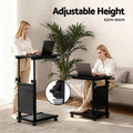 Artiss 48cm Adjustable Laptop Desk Mobile Workstation Black