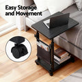Artiss 48cm Adjustable Laptop Desk Mobile Workstation Black