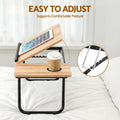 Artiss Laptop Desk Bed Table Foldable Portable Oak