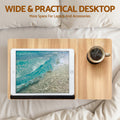 Artiss Laptop Desk Bed Table Foldable Portable Oak