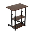 Artiss 60cm Height Adjustable Mobile Laptop Desk Computer Workstation