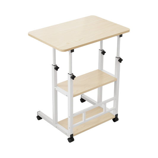 Artiss 60cm Laptop Desk Height Adjustable Mobile Workstation