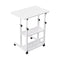 Artiss Laptop Desk Height Adjustable Mobile Workstation Computer Desks 60CM White