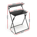 Artiss Foldable Laptop Desk Study Black Home Office