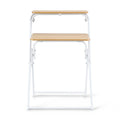 Artiss Foldable Laptop Desk Computer Study Home Office Oak