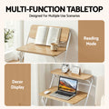 Artiss Foldable Laptop Desk Computer Study Home Office Oak