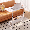 Artiss Laptop Desk Portable Sit Stand Desks Height Adjustable Workstation 80CM White