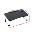 Foldable Laptop Desk Lap Tray Portable Adjustable Stand Sofa Bed