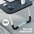 Foldable Laptop Desk Lap Tray Portable Adjustable Stand Sofa Bed