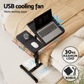 Artiss 60cm Laptop Desk Fan Black Cooling