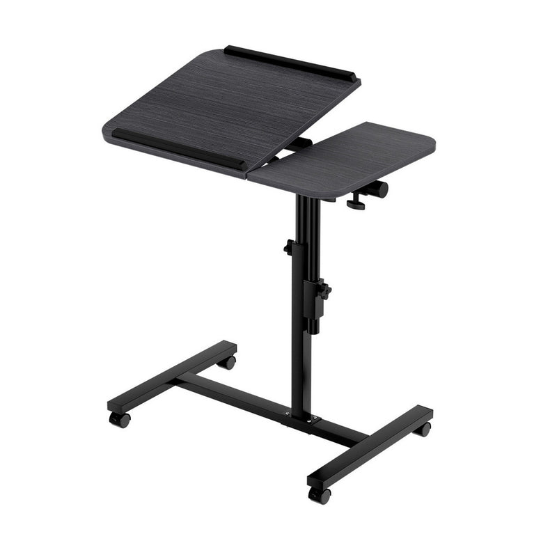 Artiss 60cm Laptop Desk Table Fan Cooling Black
