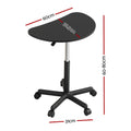 Artiss Laptop Desk 60CM Portable Height Adjustable Caster Wheels Black