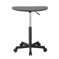 Artiss Laptop Desk 60CM Portable Height Adjustable Caster Wheels Black
