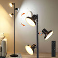 Artiss LED Tree Floor Lamp, 36W Modern Dimmable Standing Lamp with Remote & Touch Control, 4 Color Temperatures, 3 Rotatable LED Light Floor Lamps for Living Room, Bedroom, Office