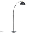 Artiss Arched Floor Lamp Black Marble Base Heavy-Duty Stand