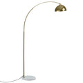 Artiss Arched Floor Lamp Gold Brass Marble Base Standing