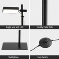 Artiss LED Floor Lamp 12W Rotating Adjustable Reading Standing Light