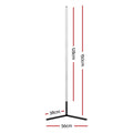 Artiss 150cm RGB LED Floor Lamp Remote Control Corner Light Gaming