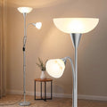 Artiss Floor Lamp Mother Child Modern Silver Reading