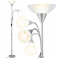Artiss Floor Lamp Mother Child Modern Silver Reading