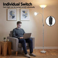 Artiss Floor Lamp Mother Child Modern Silver Reading