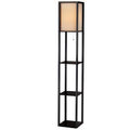 Artiss Floor Lamp 3 Tier Shelf Storage LED Light Stand Vintage Black