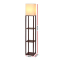 Artiss 3 Tier Shelf LED Floor Lamp Storage Stand Vintage White