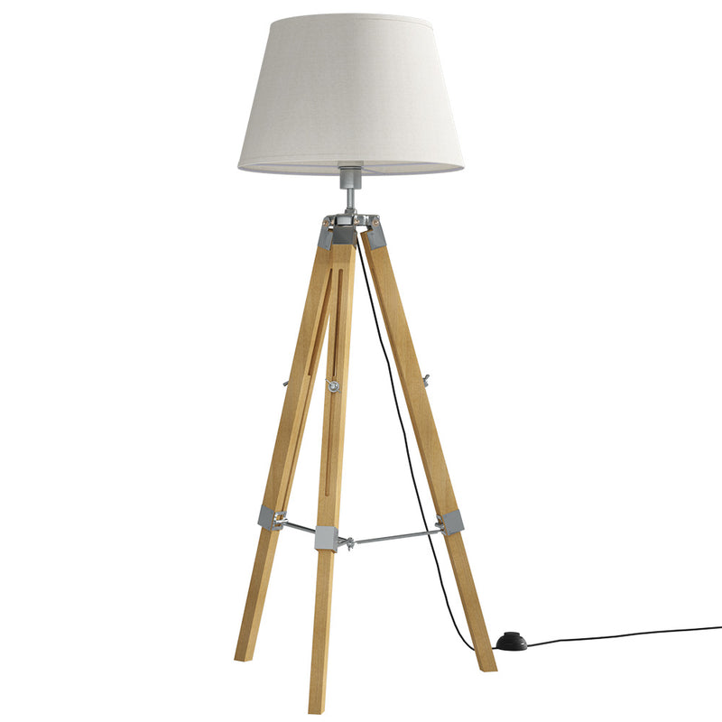 Artiss LED Tripod Floor Lamp Adjustable Height Reading Light Stand