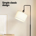 Artiss Floor Lamp 2 Tier Shelf LED Light Stand Adjustable Head