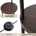 Artiss Floor Lamp 2 Tier Shelf LED Light Stand Adjustable Head