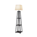 Artiss Floor Lamp 3 Tier Shelf LED Light Storage Stand White