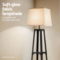 Artiss Floor Lamp 3 Tier Shelf LED Light Storage Stand White