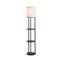 Artiss 3 Tier Shelf LED Floor Lamp Storage Stand Vintage Round