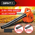 Giantz 25.4cc Petrol Leaf Blower Vacuum 2in1 Garden Mulcher