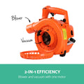 Giantz 25.4cc Petrol Leaf Blower Vacuum 2in1 Garden Mulcher