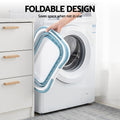 Artiss Foldable Laundry Basket Large Blue Clothes Storage Hamper
