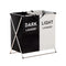 Artiss Laundry Basket 2 Sections Large Foldable Washing Clothes Storage
