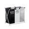 Artiss Laundry Basket 3 Section Foldable Large Clothes Hamper