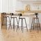 Artiss Bar Stools 4x Vintage Metal Chairs Industrial Style