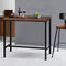 Artiss Alex Bar Table 100cm Rectangular Black