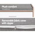 Artiss Shoe Rack Cabinet Bench 8 Pairs White