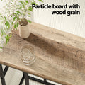 Artiss Side Coffee Table Walnut Anika
