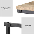 Artiss Side Coffee Table Walnut Anika
