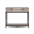 Artiss Console Table Hall Entry Desk Drawer Storage Oak