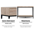 Artiss Console Table Hall Entry Desk Drawer Storage Oak